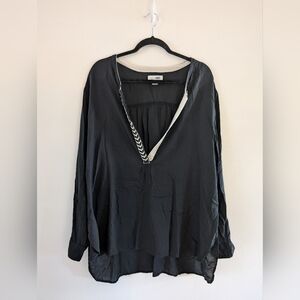 Women's Plus Size Old Navy Brand Black Tunic Top Size XXL